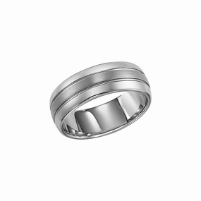 Domed 8mm Comfort Fit Band