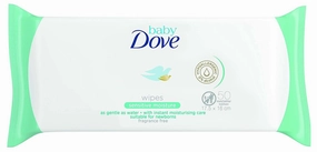 Dove Baby Sensitive Skin Care Moisturising Baby Wipes Pack of 50