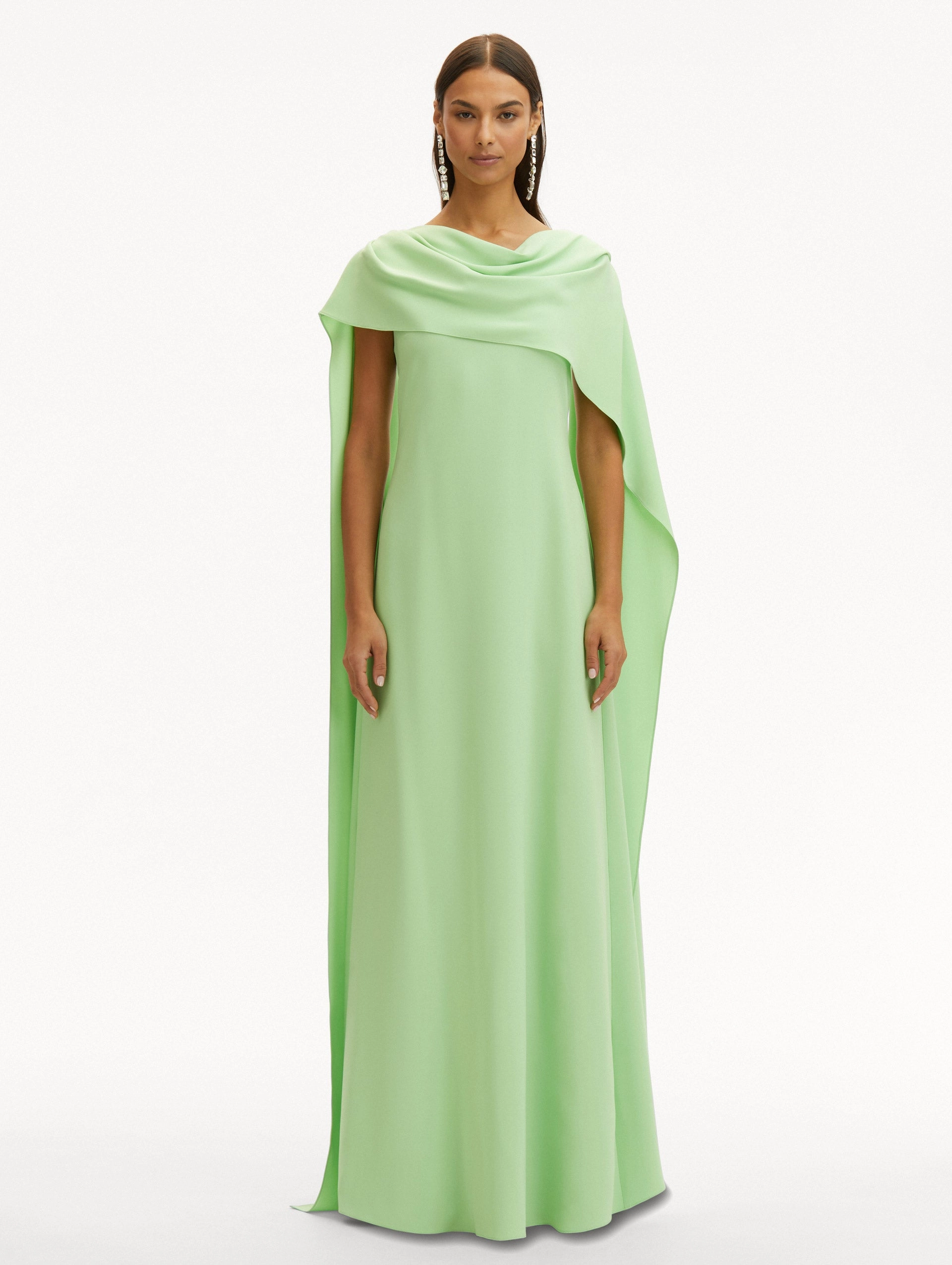 Drape Back Georgette Caftan
