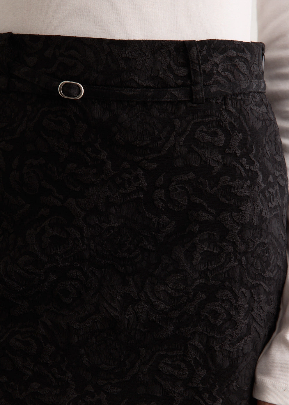 Elixir Belted Mini Skirt