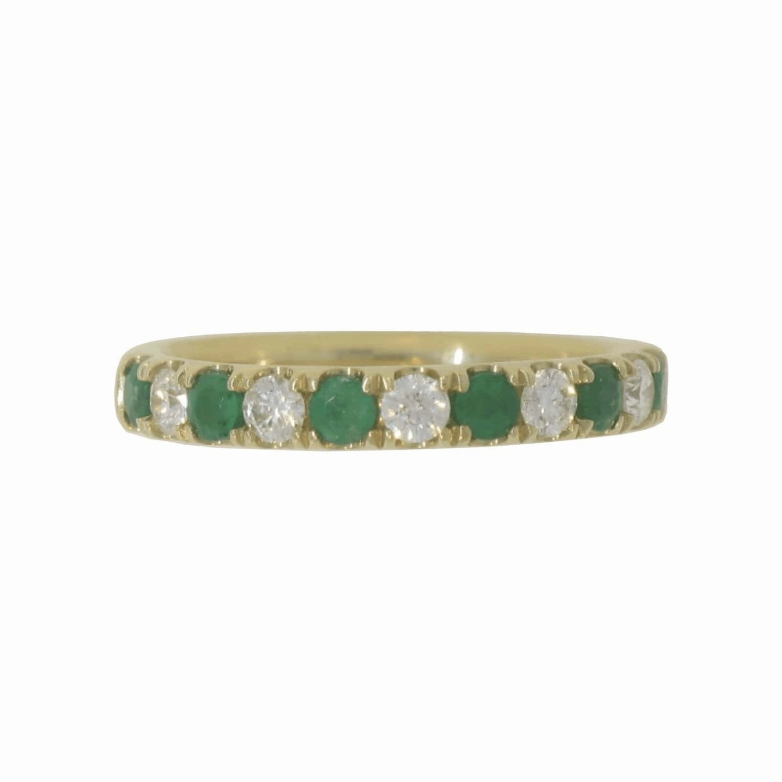 Emerald & Diamond Comfort Fit Band