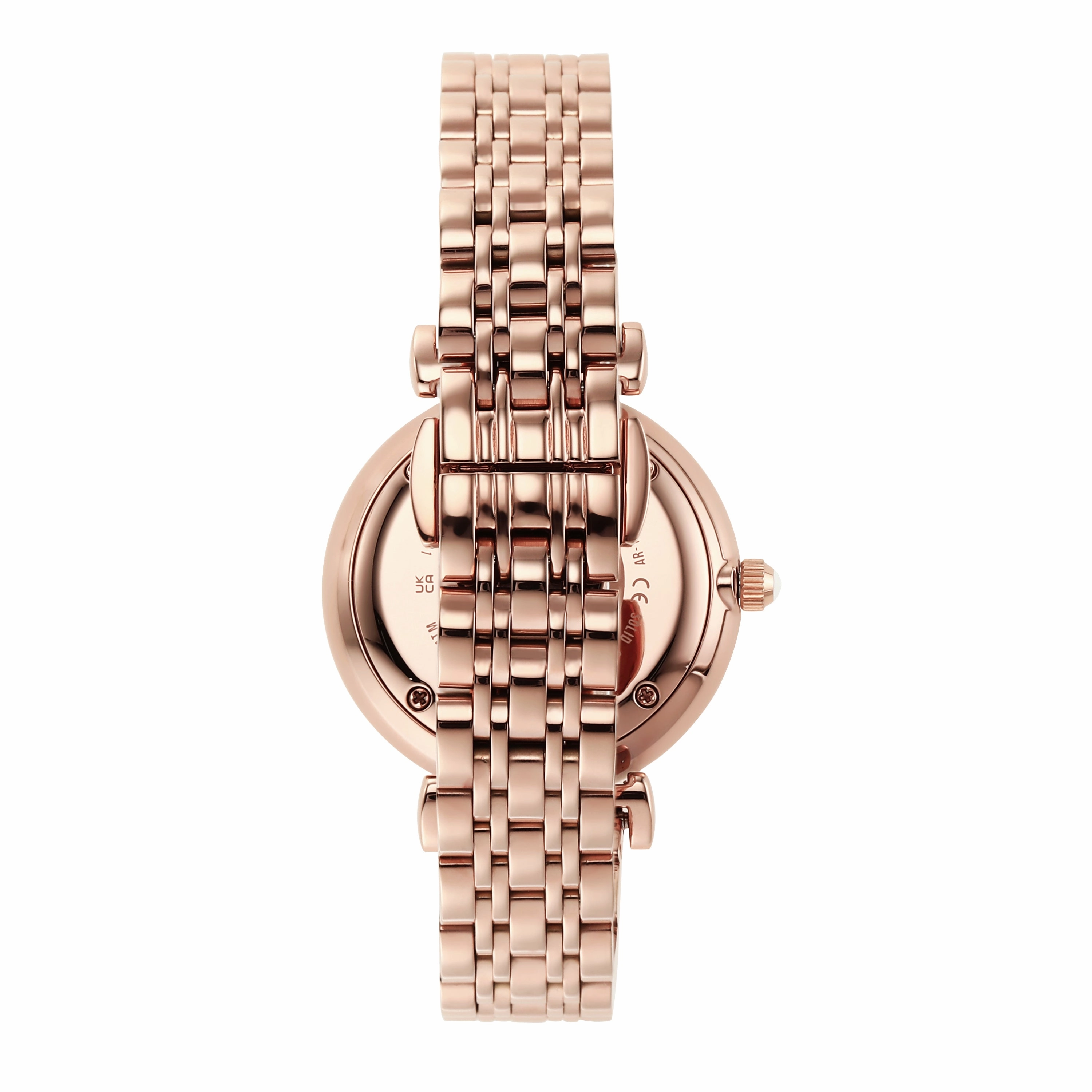 Emporio Armani Elegant Rose Gold Women's Steel Watch AR11446