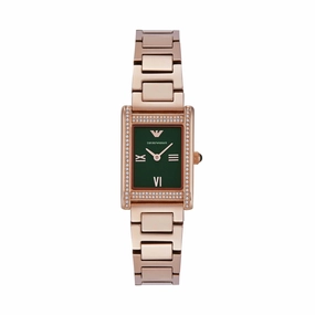 Emporio Armani Rose Gold Stainless Steel Analogue Watch AR11641