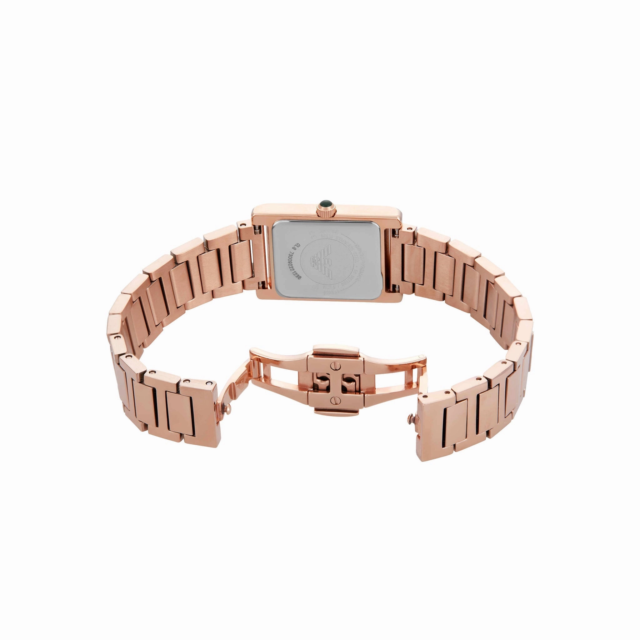 Emporio Armani Rose Gold Stainless Steel Analogue Watch AR11641