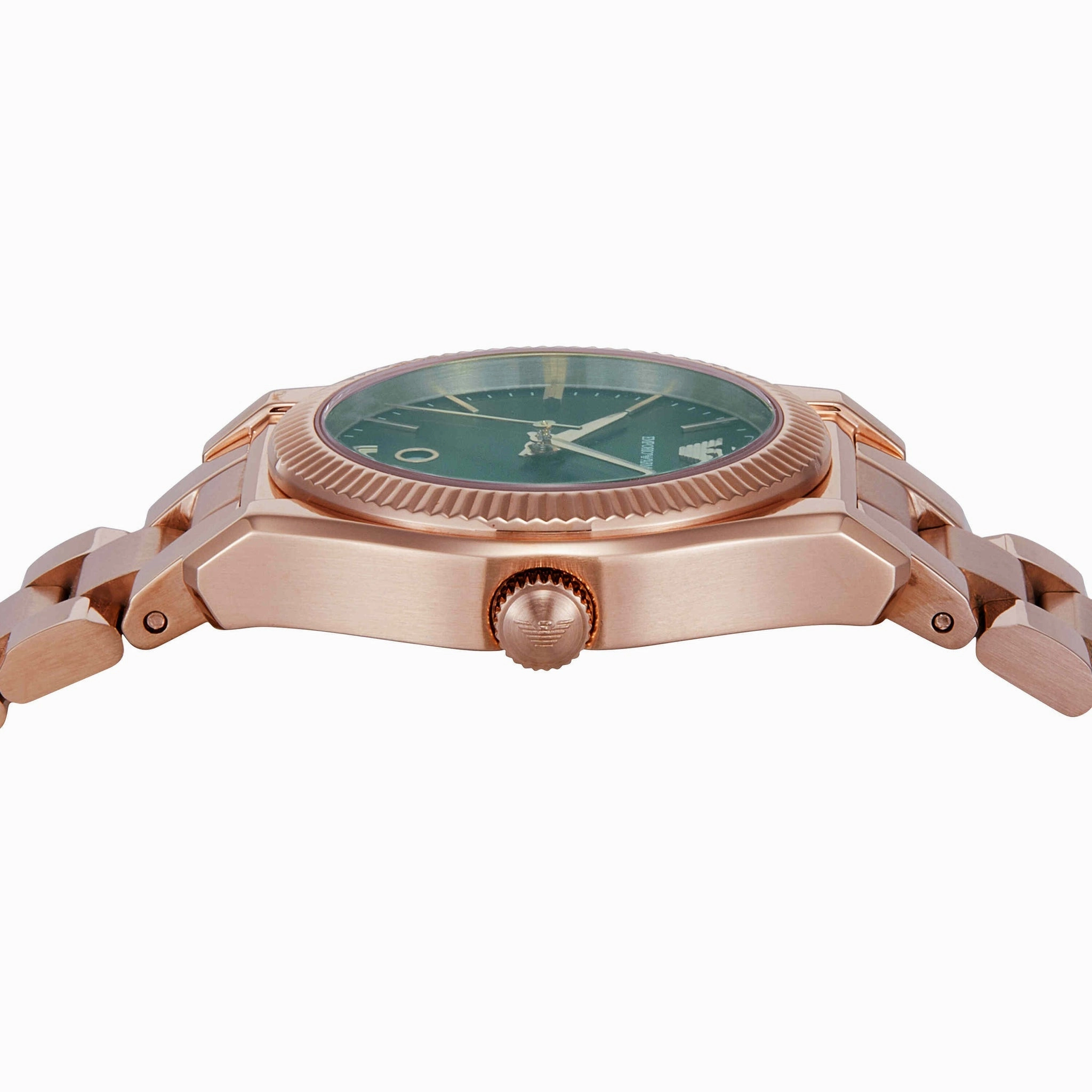 Emporio Armani Rose Gold Stainless Steel Elegant Watch AR11639