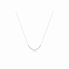 enewton 16" Necklace Gold - Classic Beaded Bliss - 4mm Pearl