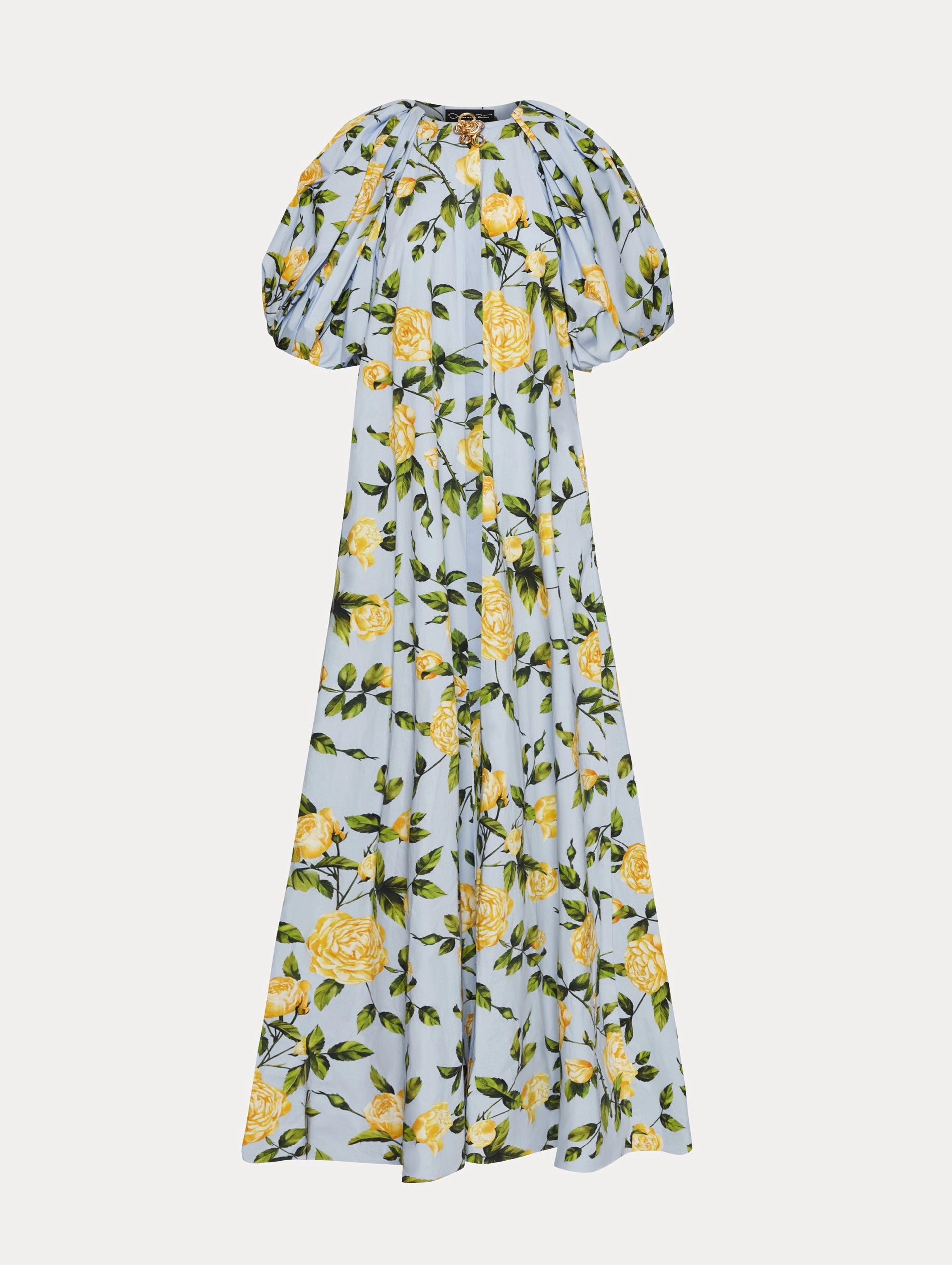 English Rose Cotton Poplin Caftan