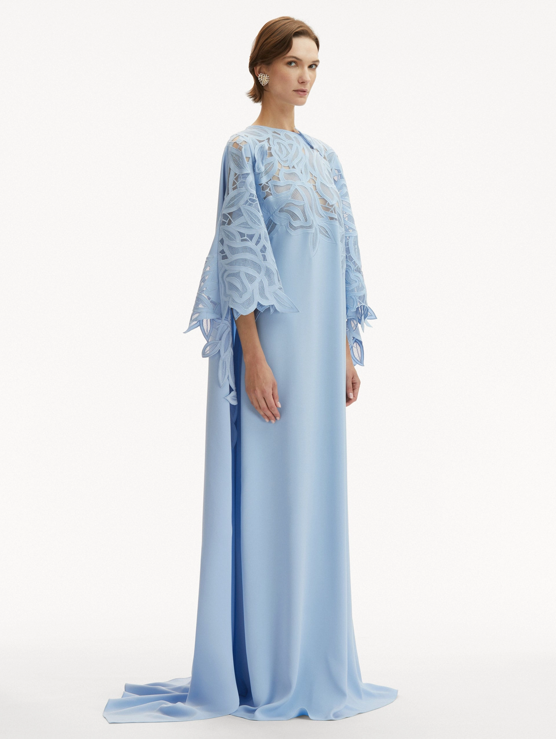 English Rose Cutout Caftan