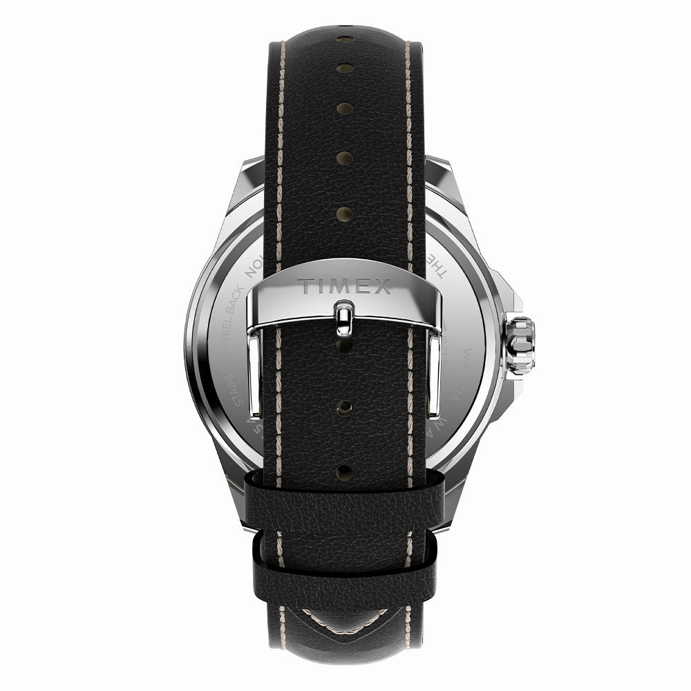 Essex Avenue Day-Date 46mm Leather Band