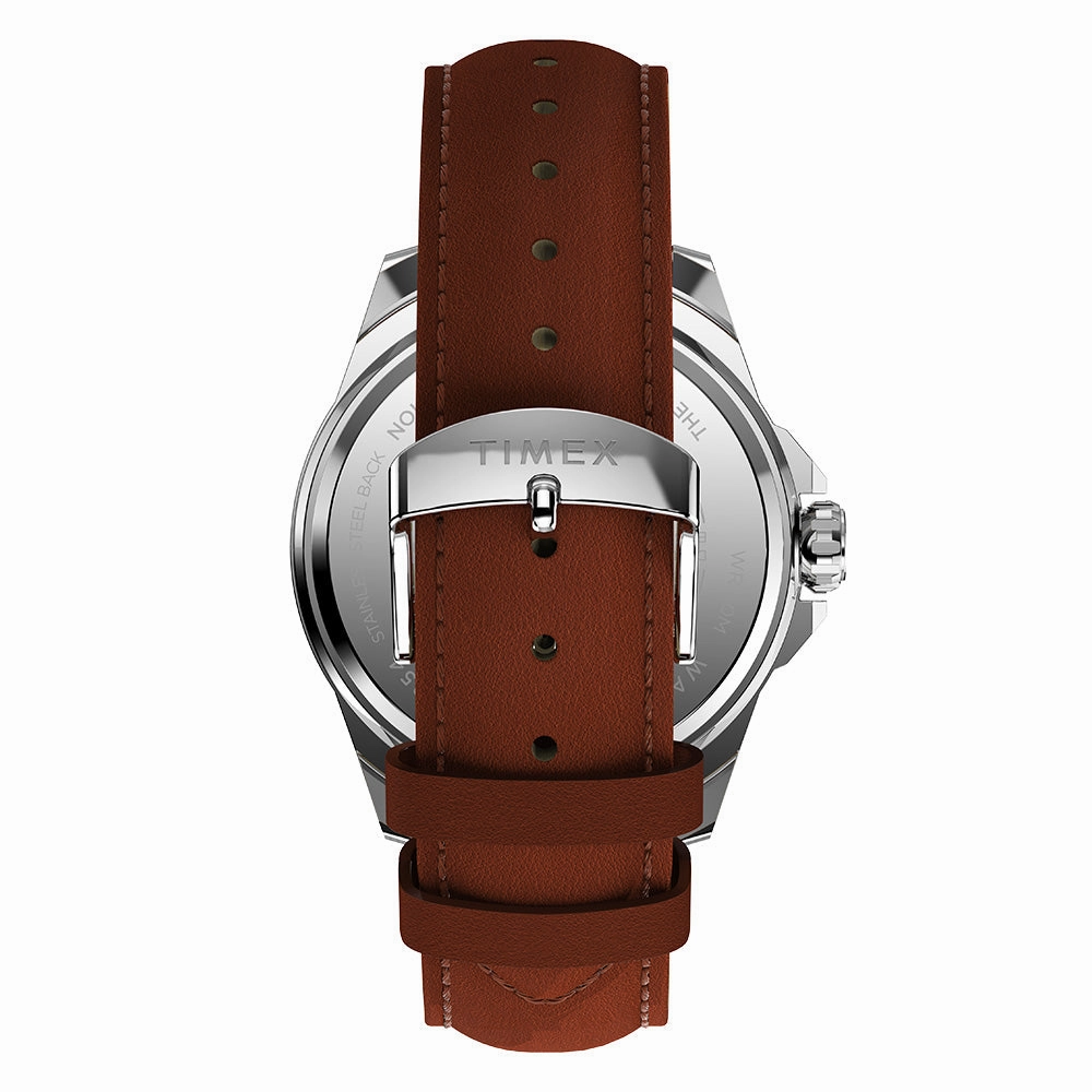 Essex Avenue Day-Date 46mm Leather Band