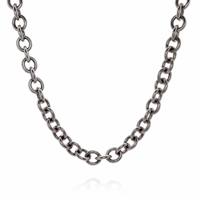 Estate Tiffany & Co Sterling Silver "Return to Tiffany" Heart Tag Chain Necklace