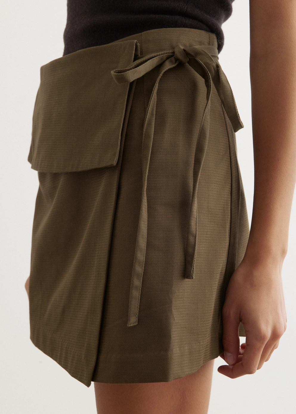 Euphoria Wrap Mini Skirt