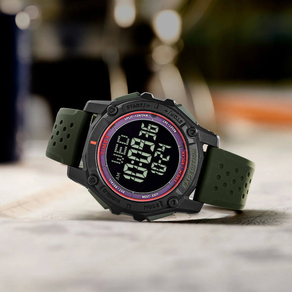 Expedition Ridge Solar Digital 49mm Silicone Band