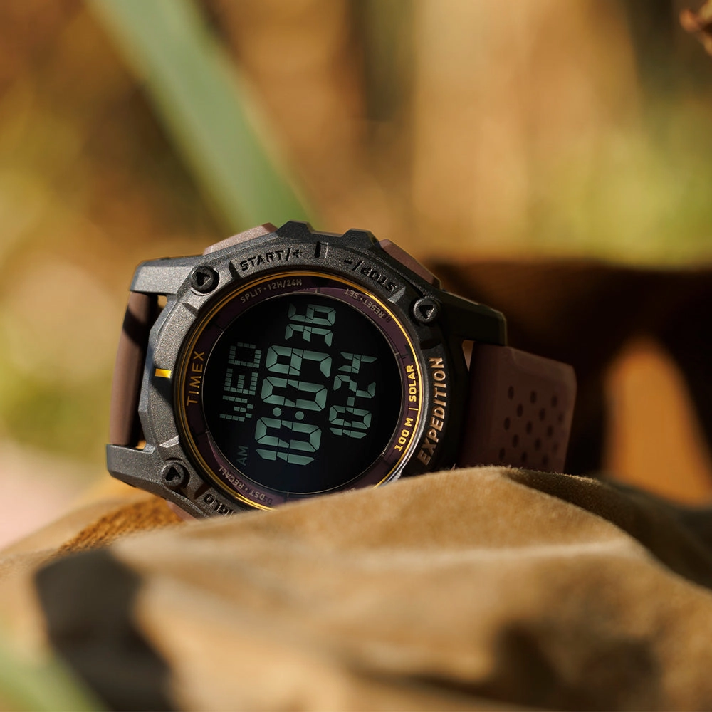 Expedition Ridge Solar Digital 49mm Silicone Band