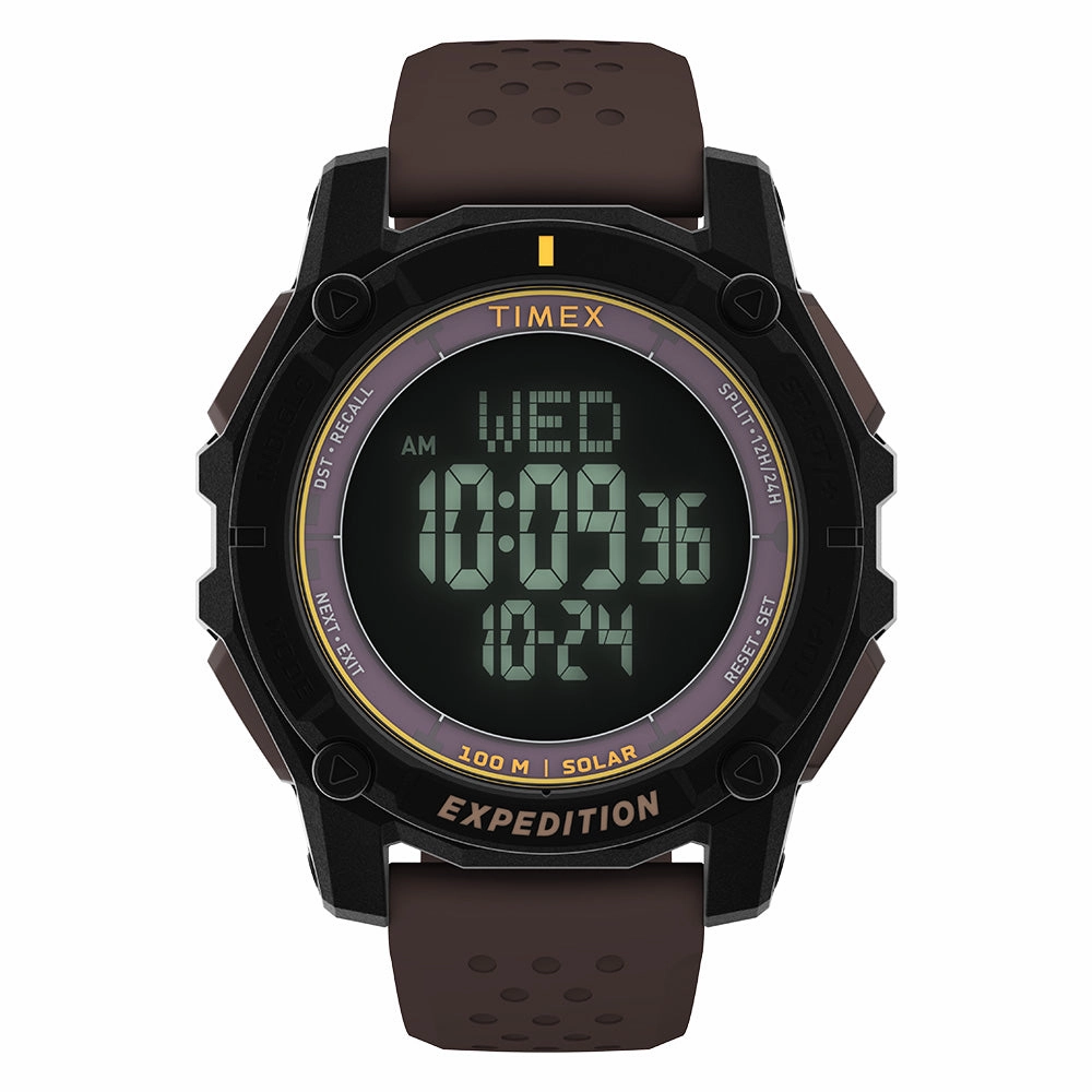 Expedition Ridge Solar Digital 49mm Silicone Band