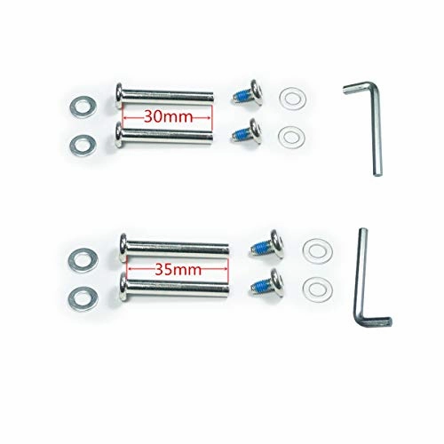 F-ber Luggage Suitcase Wheels Replacement Kit 50mm x 18mm with ABEC 608zz Inline Outdoor Skate Replacement Wheels, One Set of (2) Wheels (OD:50 W:18 ID:6 Axles:35)