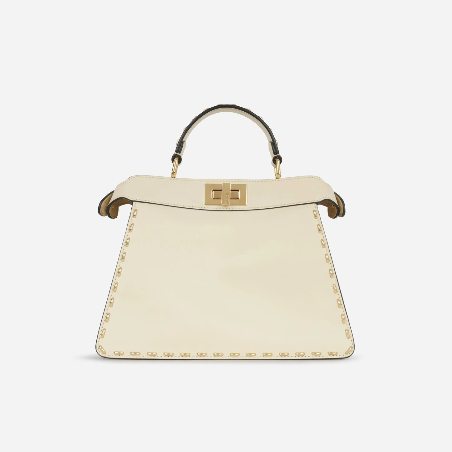 Fendi - Small Peekaboo ISeeU - Off-white Smooth Calfskin GHW - Pre-Loved