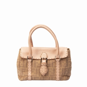 Fendi Linda Zucca Jacquard Handbag