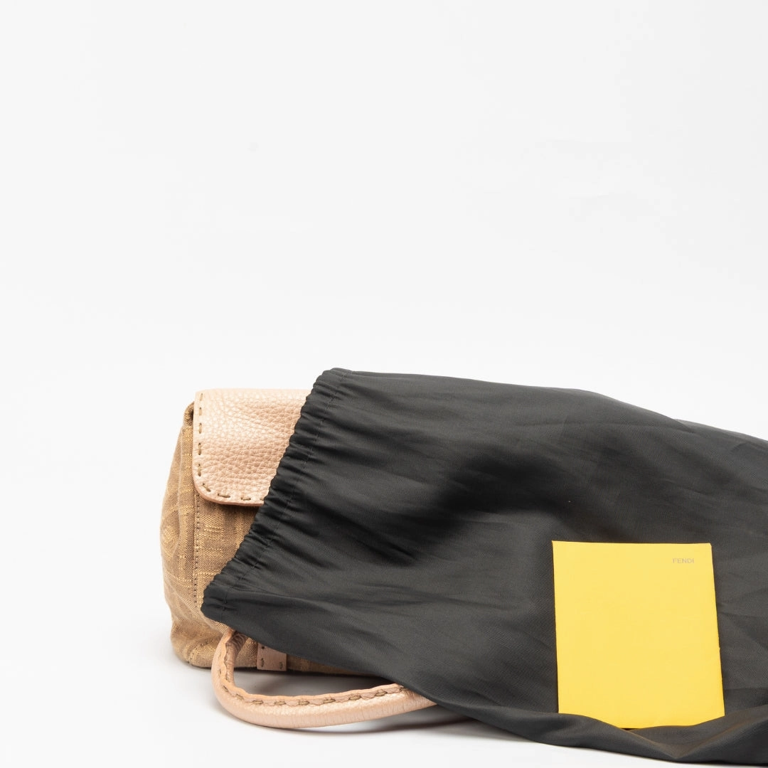 Fendi Linda Zucca Jacquard Handbag
