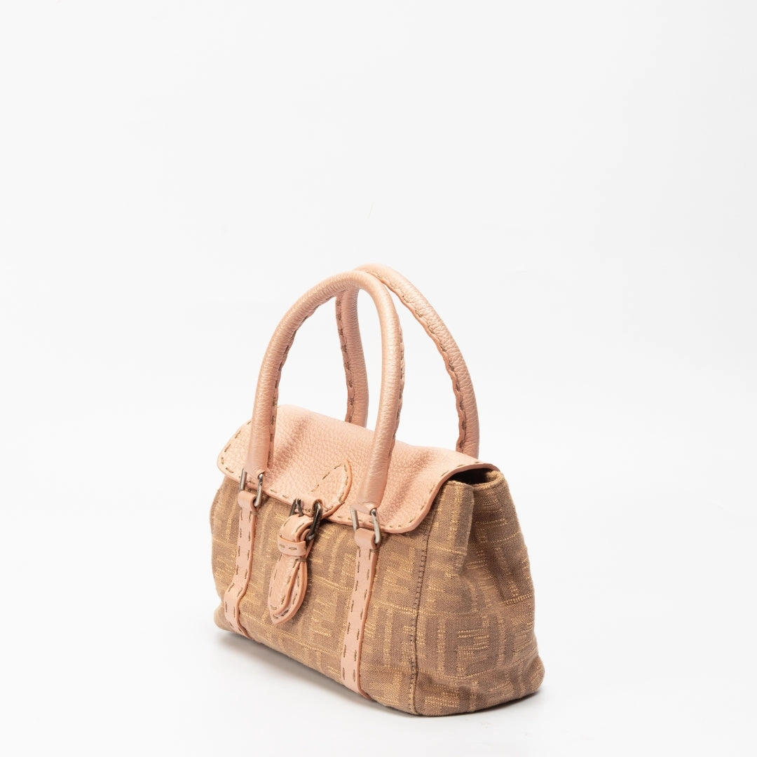 Fendi Linda Zucca Jacquard Handbag