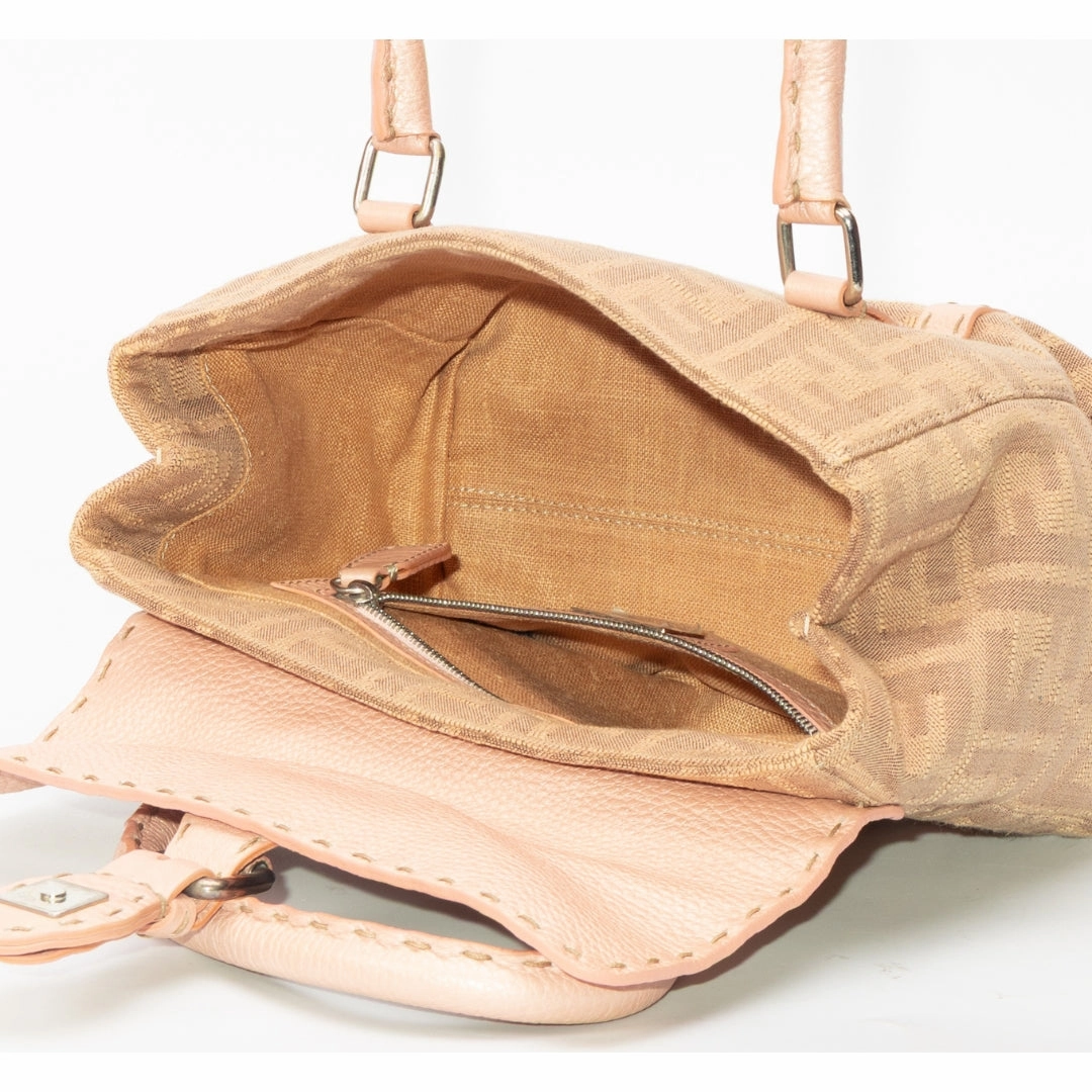 Fendi Linda Zucca Jacquard Handbag