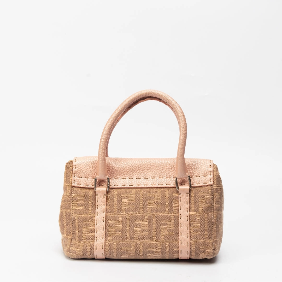 Fendi Linda Zucca Jacquard Handbag