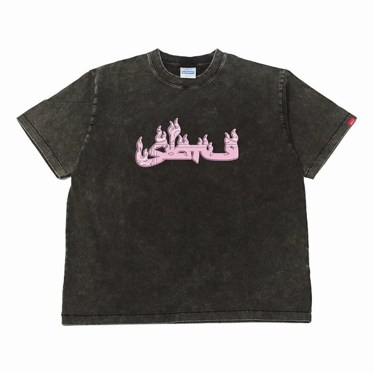 Flamezy Bandana Tee 'Black Pink'