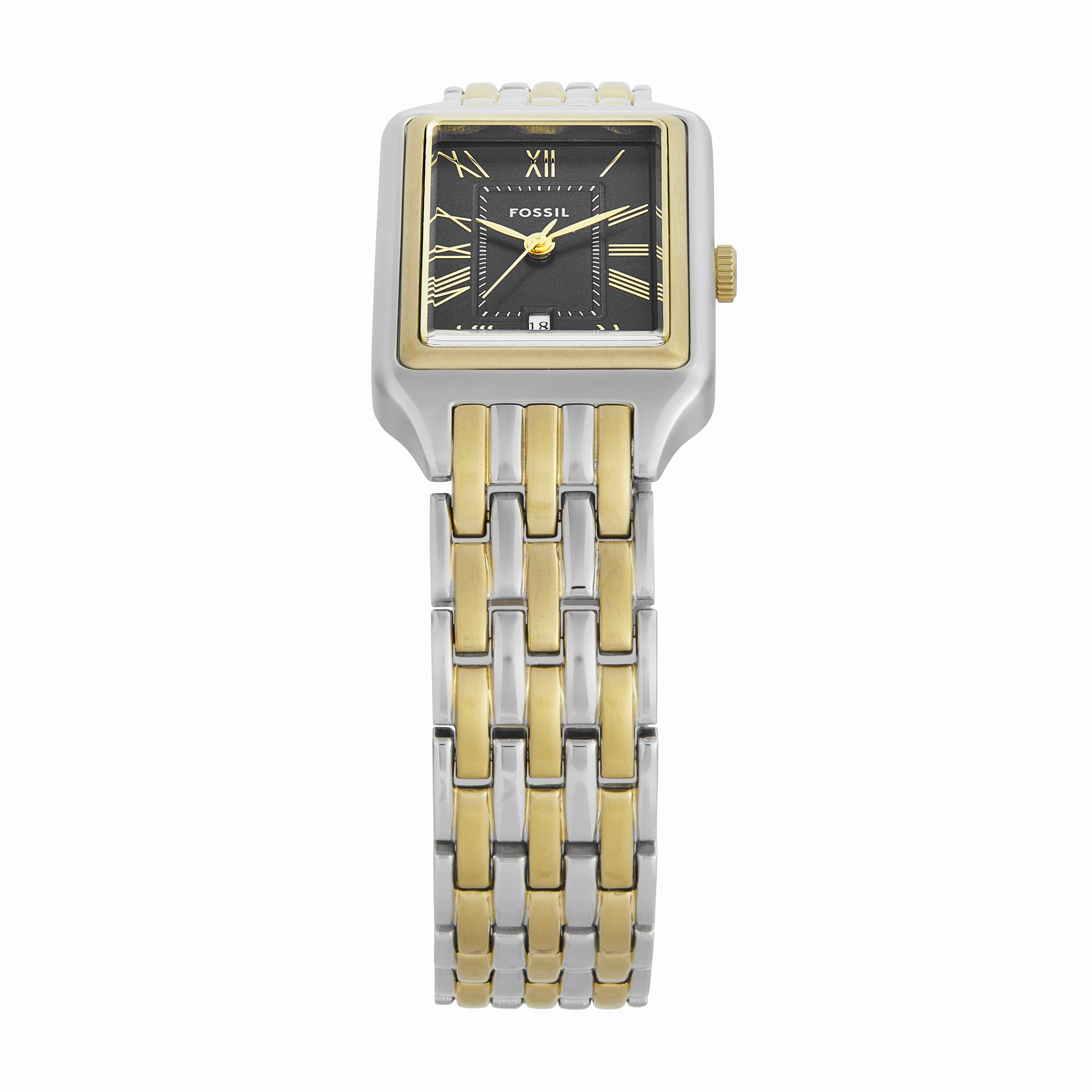 Fossil Raquel Three-Hand Stainless Steel Watch and Bracelet Set ES5376SET