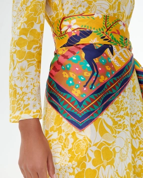 Foulard in Louis Barth??lemy Print