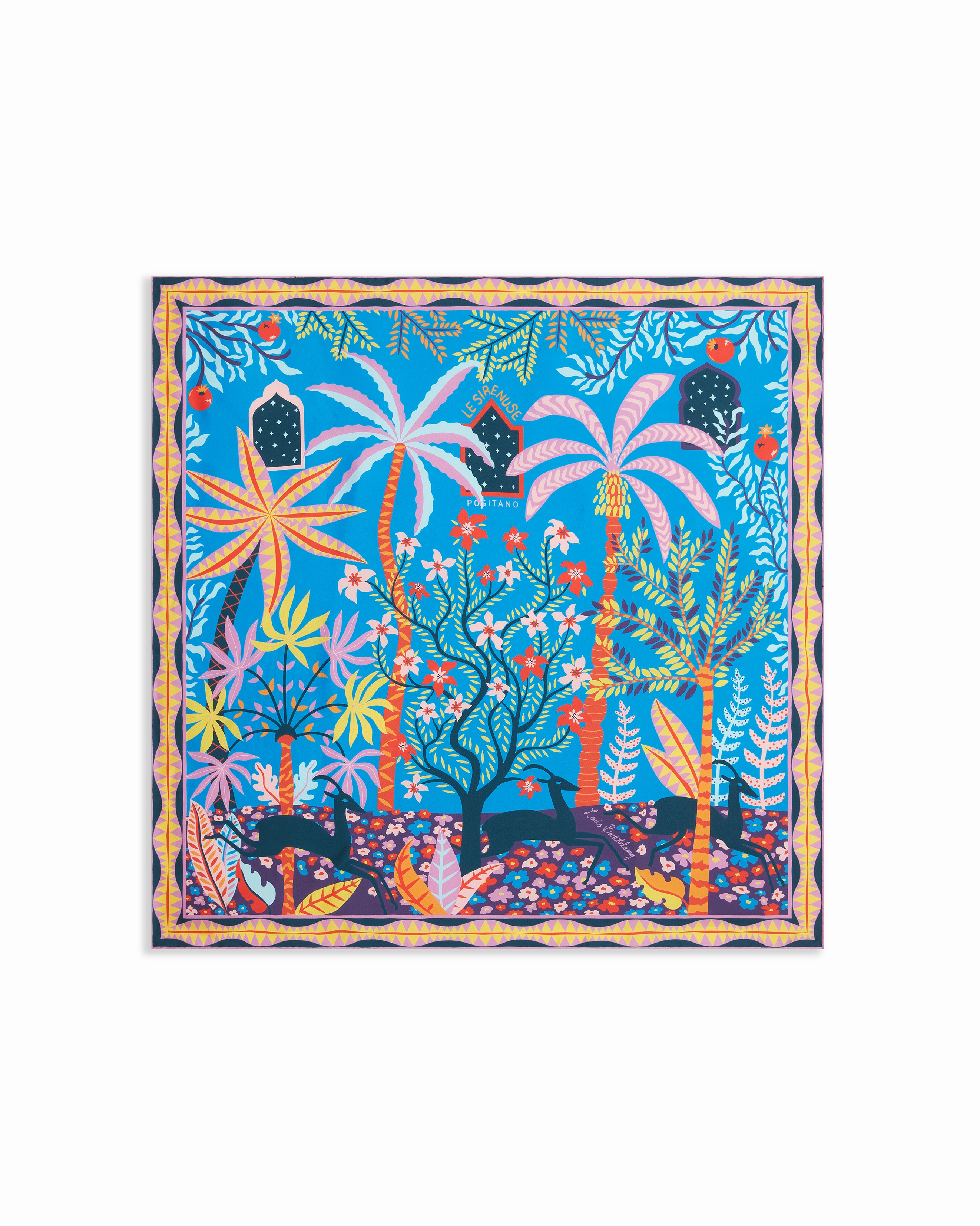 Foulard in Louis Barth??lemy Print
