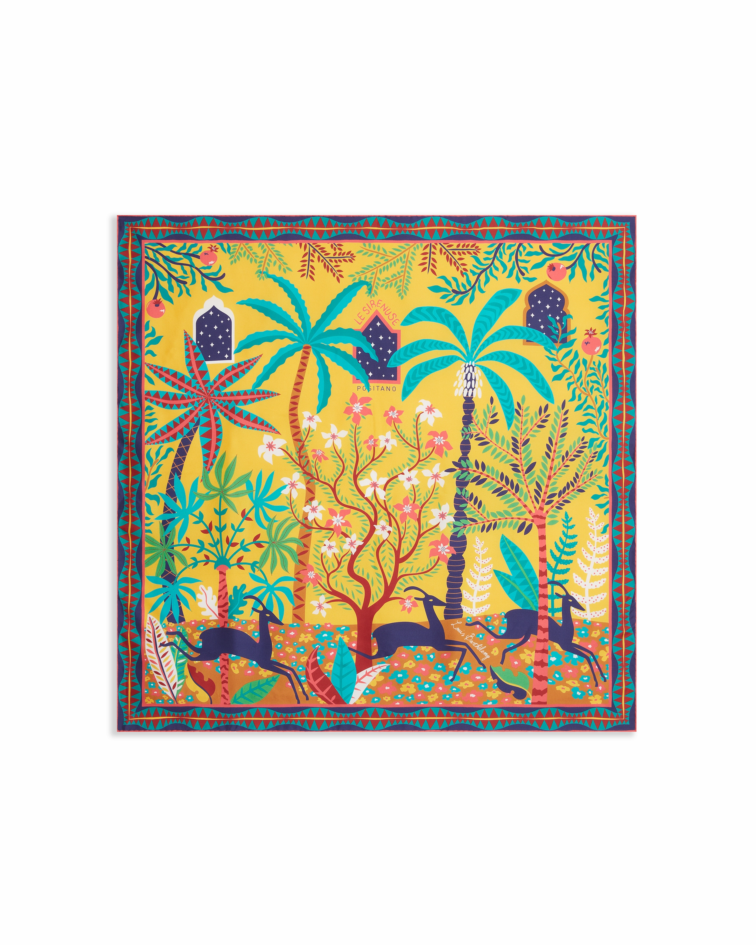 Foulard in Louis Barth??lemy Print