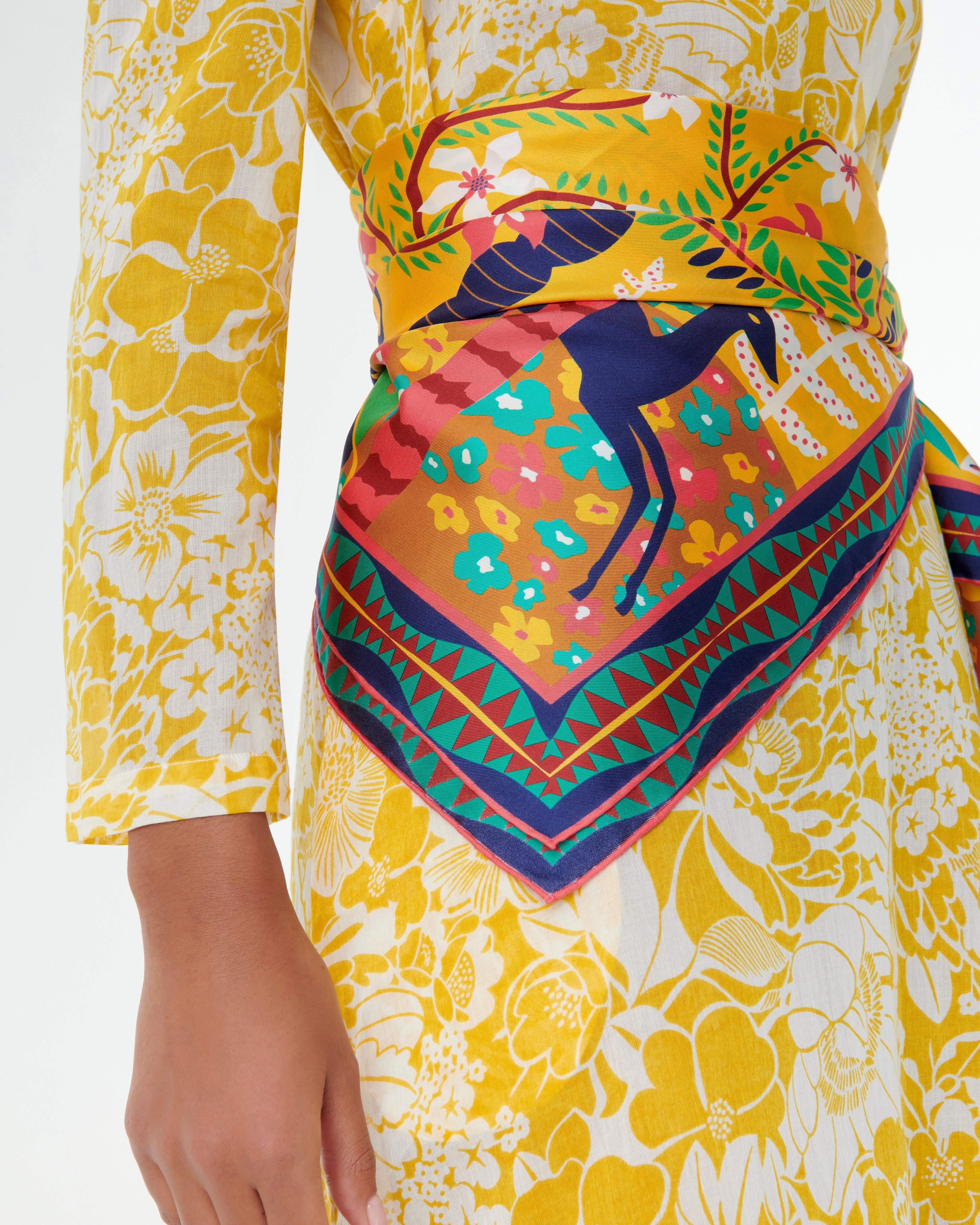 Foulard in Louis Barth??lemy Print