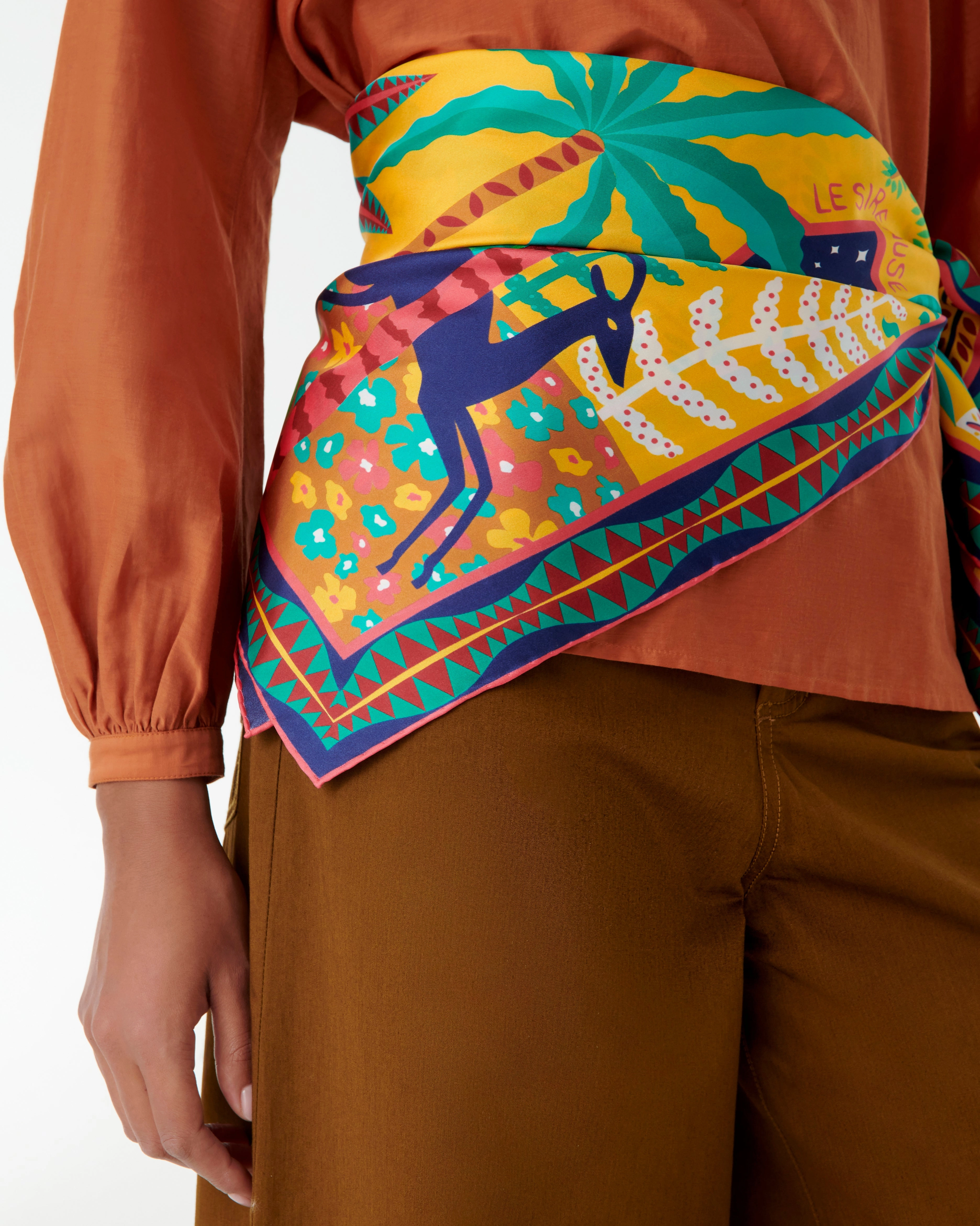 Foulard in Louis Barth??lemy Print