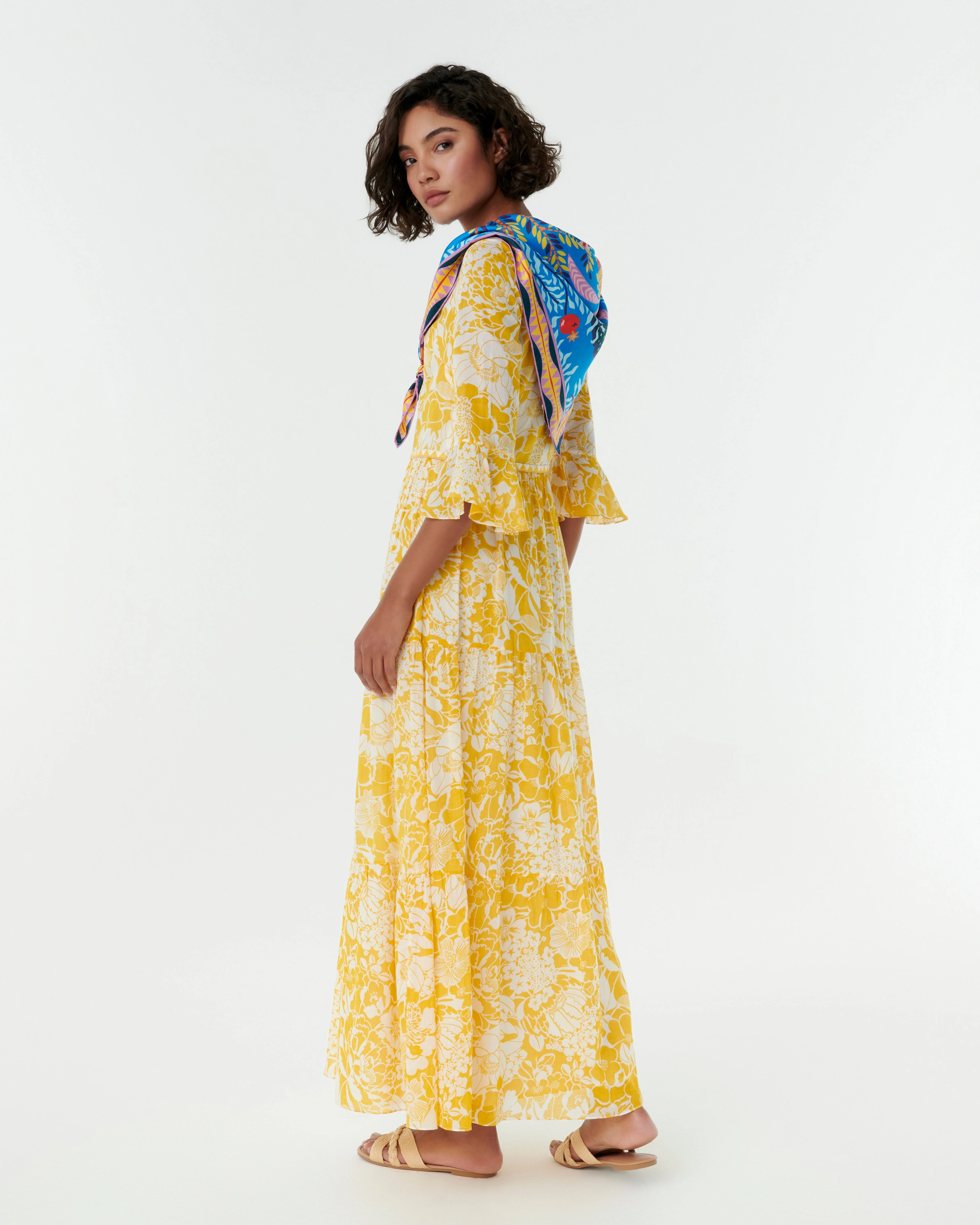 Foulard in Louis Barth??lemy Print