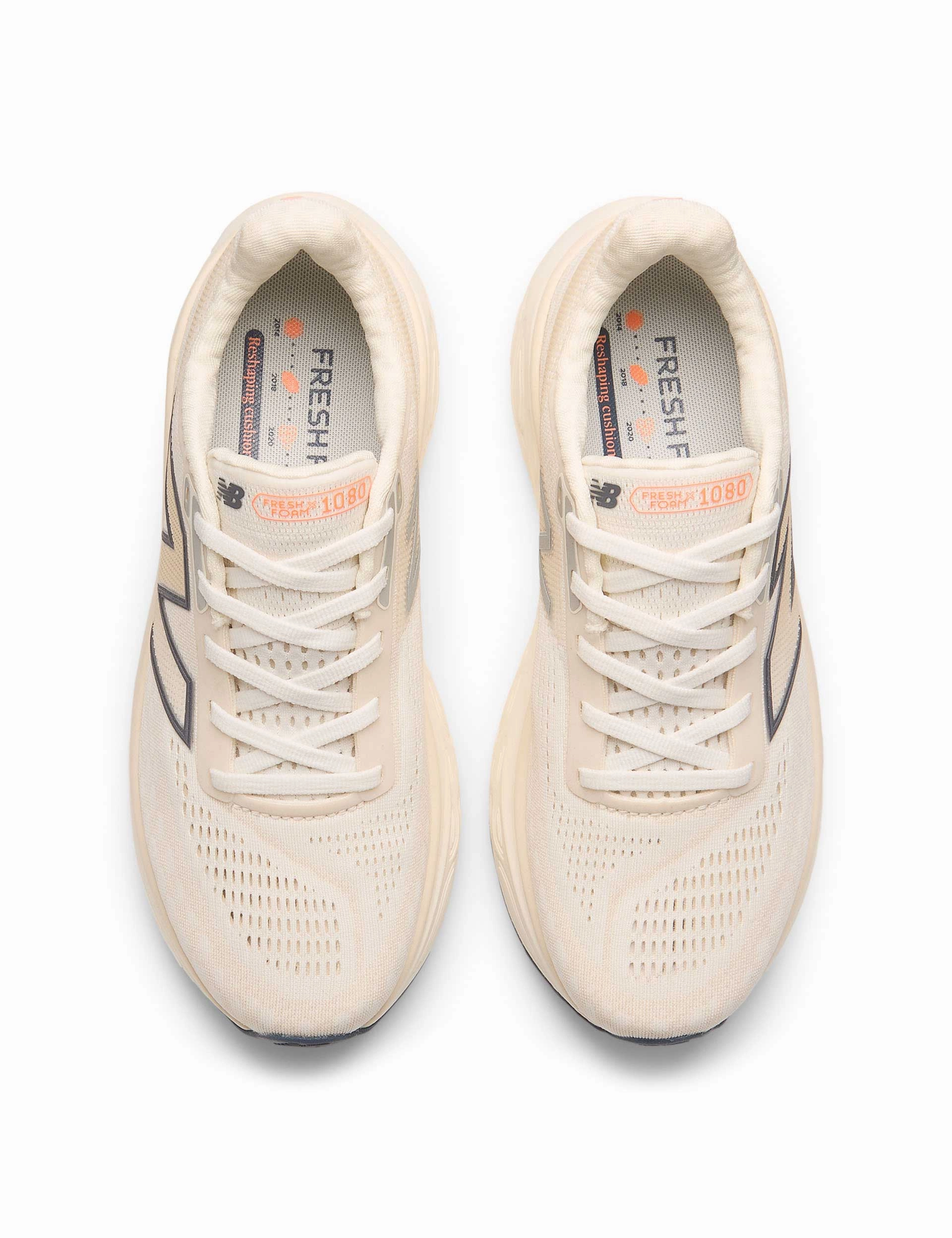 Fresh Foam X 1080 v14 Shoes - Sea Salt/Vintage Indigo/Hot Mango