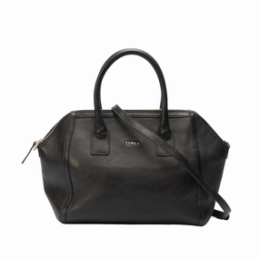 Furla Pebbled Leather Satchel