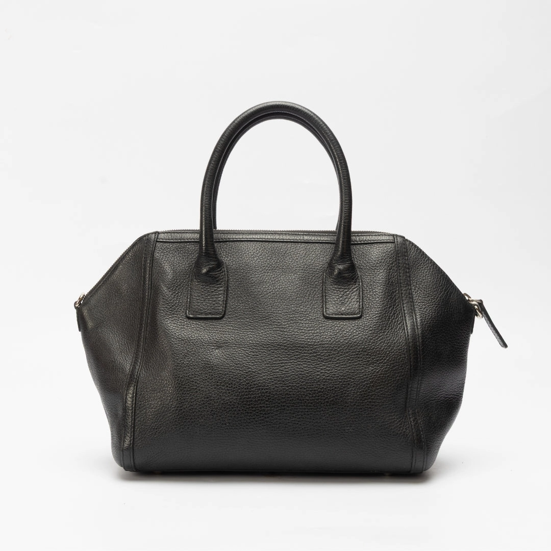Furla Pebbled Leather Satchel