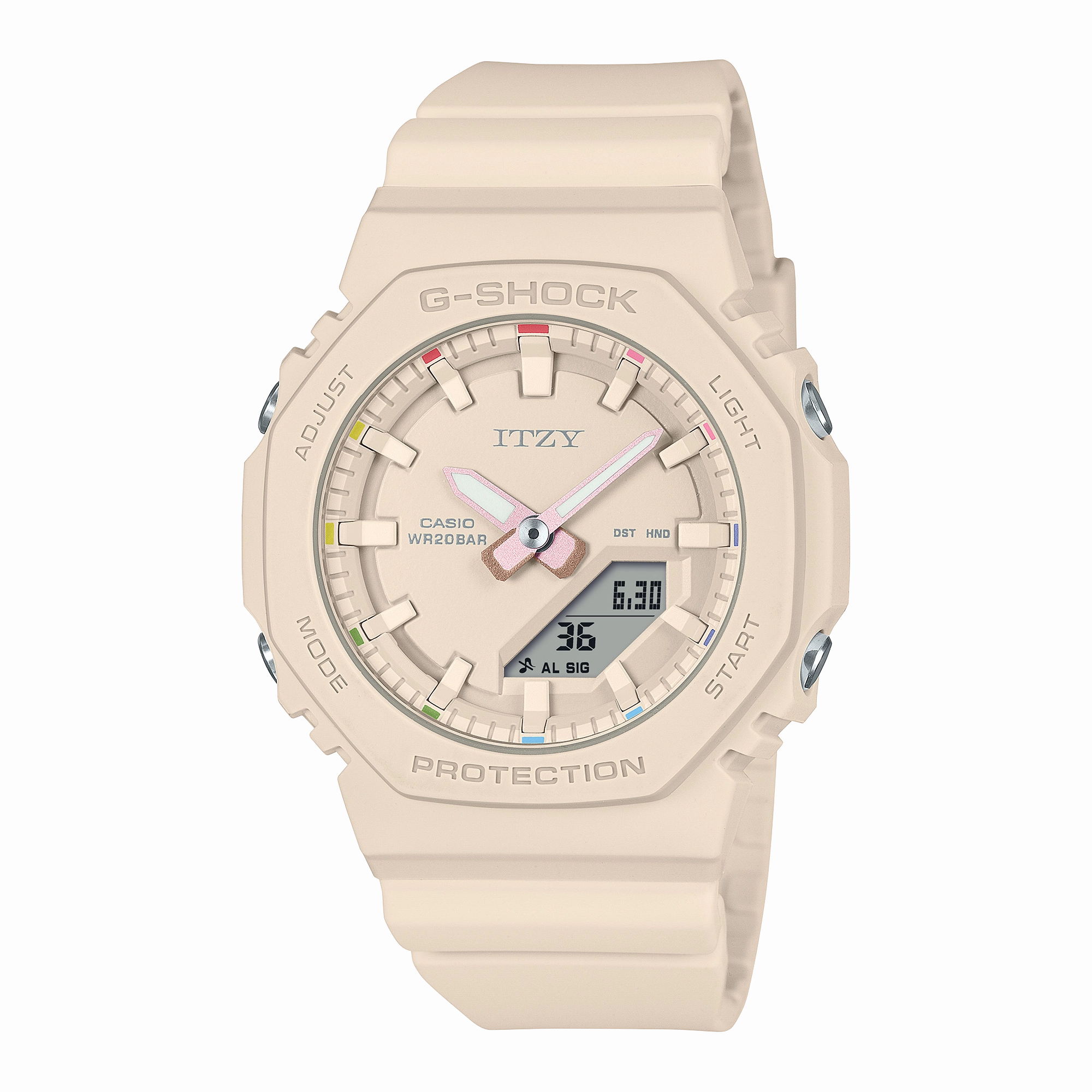 G-Shock Analog Digital Itzy Collaboration Ivory Resin Band GMAP2100IT-4A
