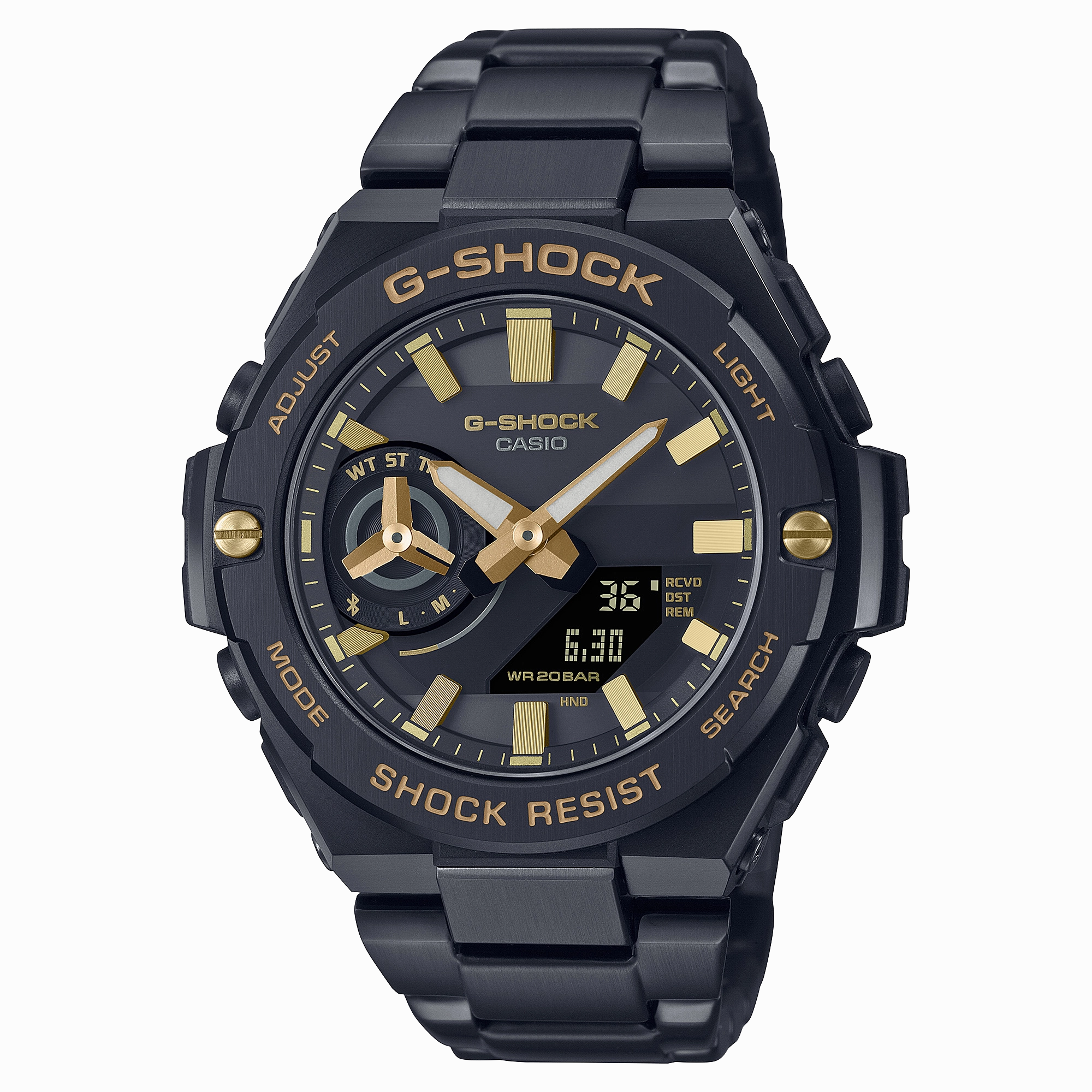 G-Shock Black Stainless Steel Solar Watch GSTB500BD-1A9