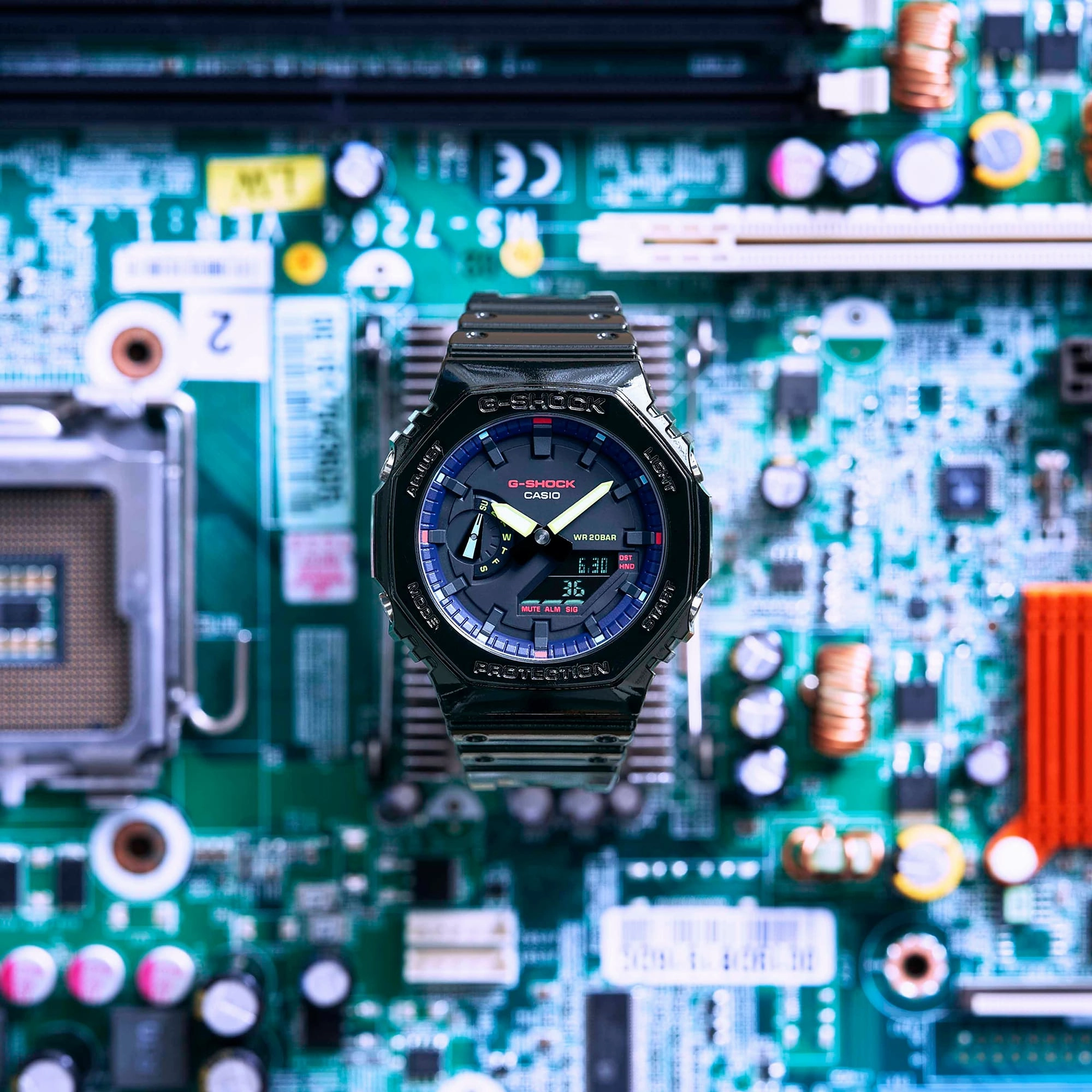 G-Shock CasiOak RGB Gamers Collection GA2100RGB-1A