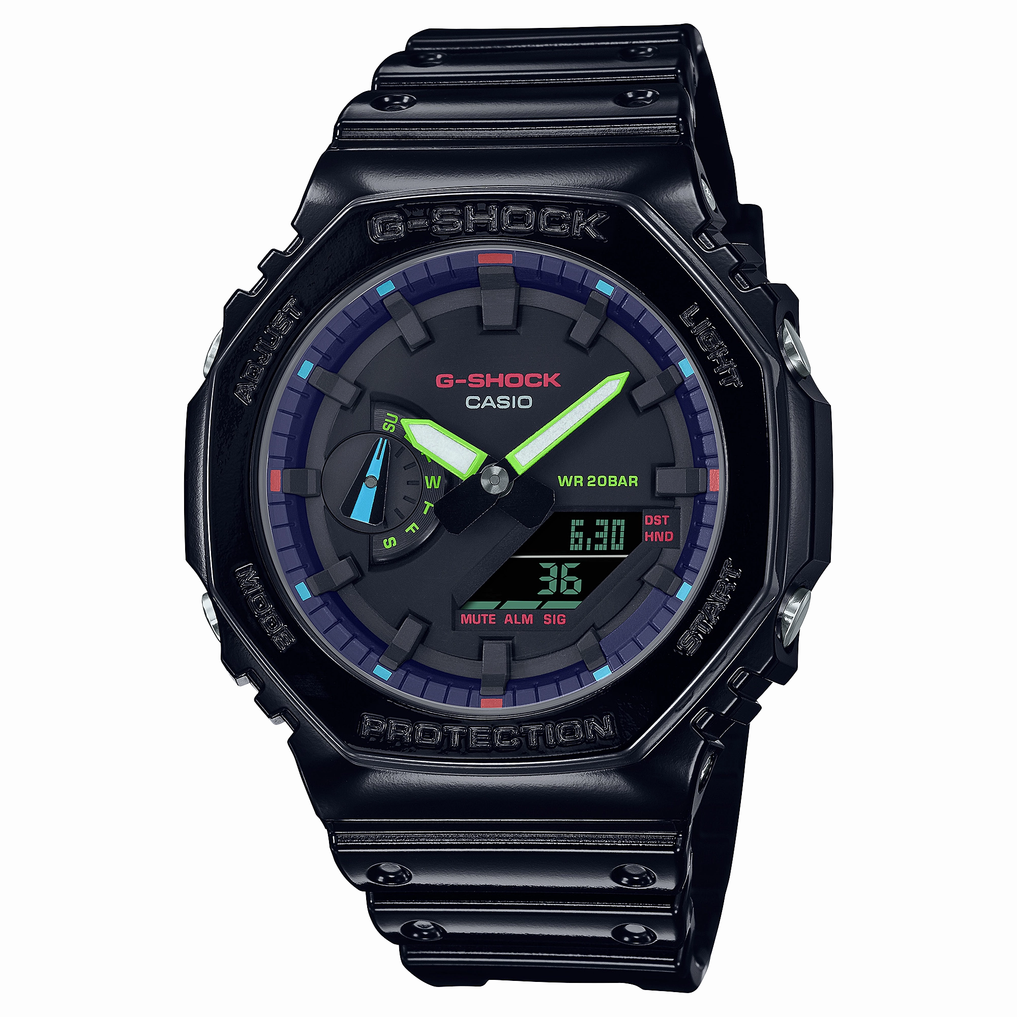 G-Shock CasiOak RGB Gamers Collection GA2100RGB-1A