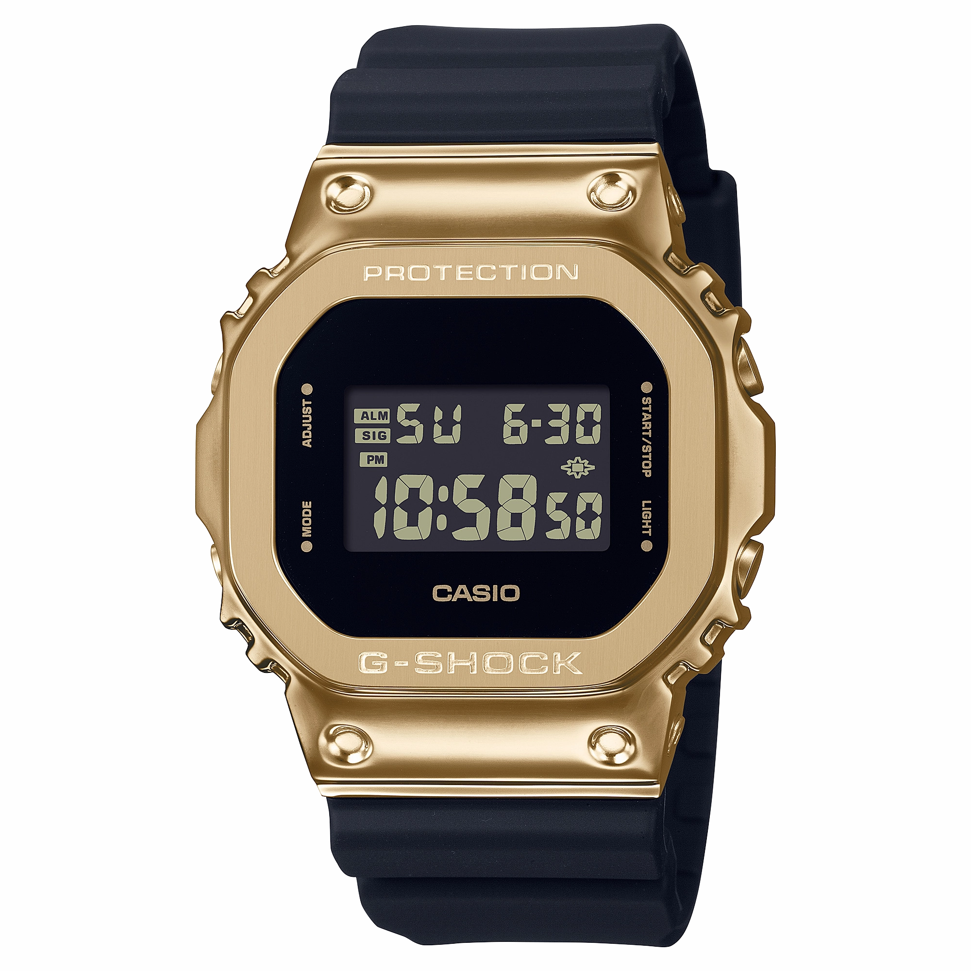 G-Shock Digital 5600 Series Black Resin Strap Mens Watch GM5600G-9D