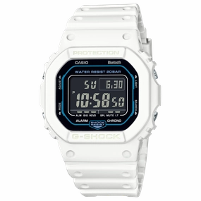 G-Shock Digital Black Dial White Resin Band Watch DWB5600SF-7D