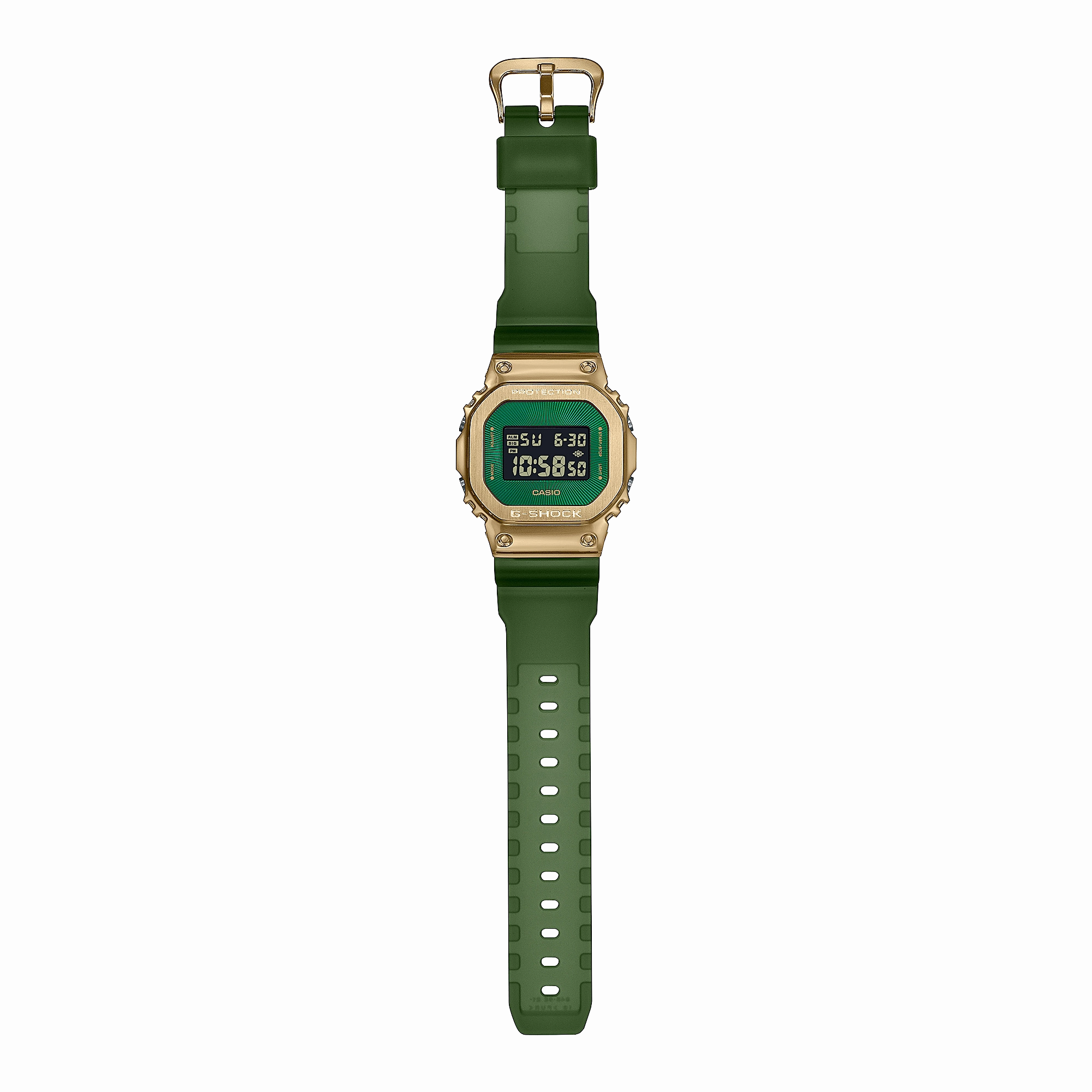 G-Shock Digital Green Resin Band Watch GM5600CL-3D