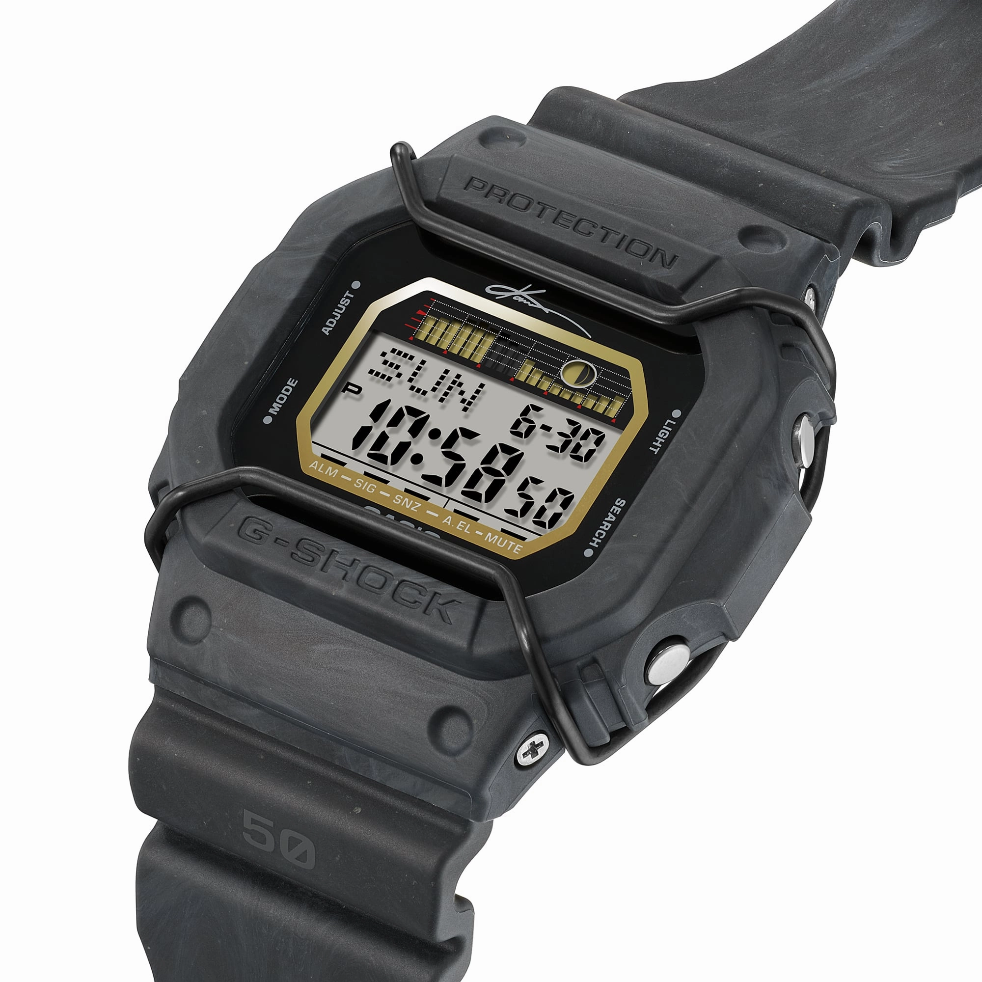 G-Shock G-Glide Grey Dial Black Resin Band Watch GLX5600KB-1D