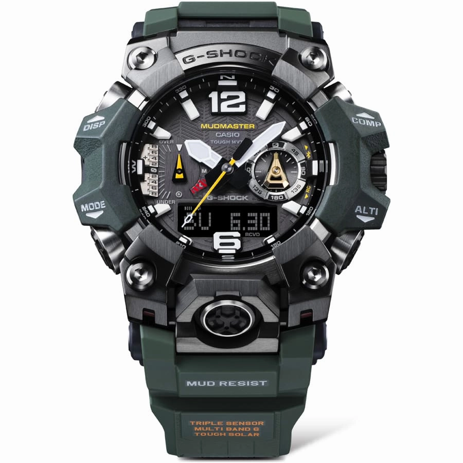 G-Shock Master of G-Land Mudmaster Red Dial Resin Band Watch GWGB1000-3A