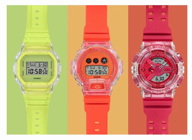 G-Shock Orange Resin Band Watch DW6900GL-4D