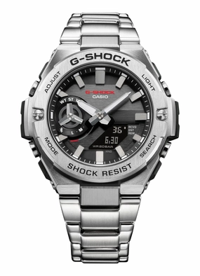 G-Shock Solar Stainless Steel Watch GSTB500D-1A