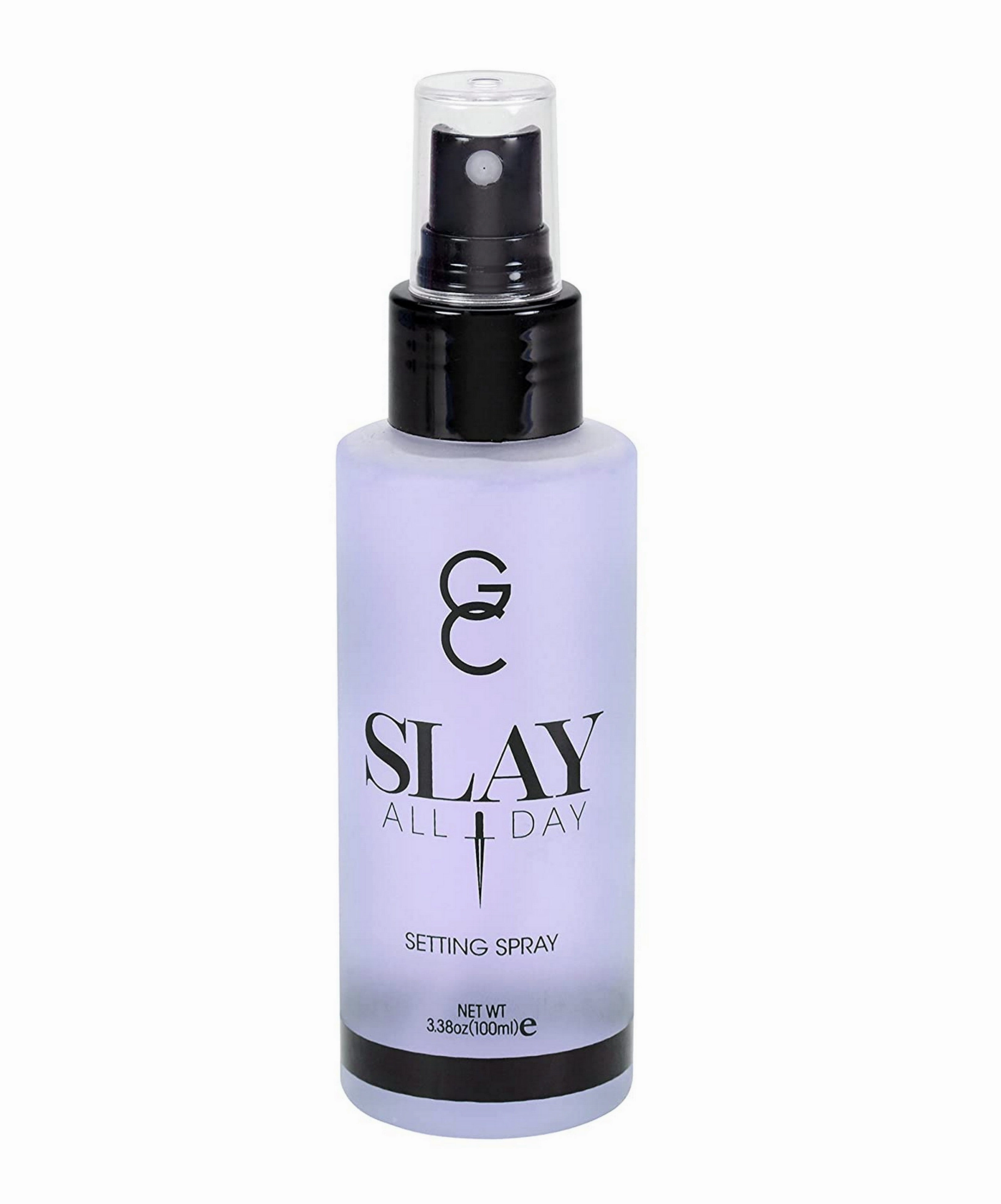 GC Make Up Setting Spray - Gerard Cosmetics Slay All Day Lavender Scented - OIL CONTROL, MATTE FINISH facial mist & makeup sealer, Keeps makeup fresh all day- 3.38oz (100ml) CRUELTY FREE, USA MADE