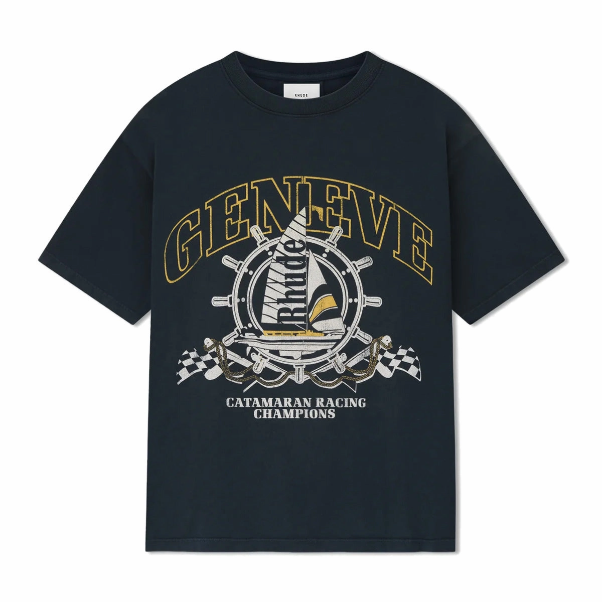Geneve Catamaran Tee 'Vintage Black'